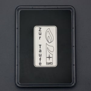 Silberbarren 1oz "Zur Taufe" ESG - Miniaturansicht 4