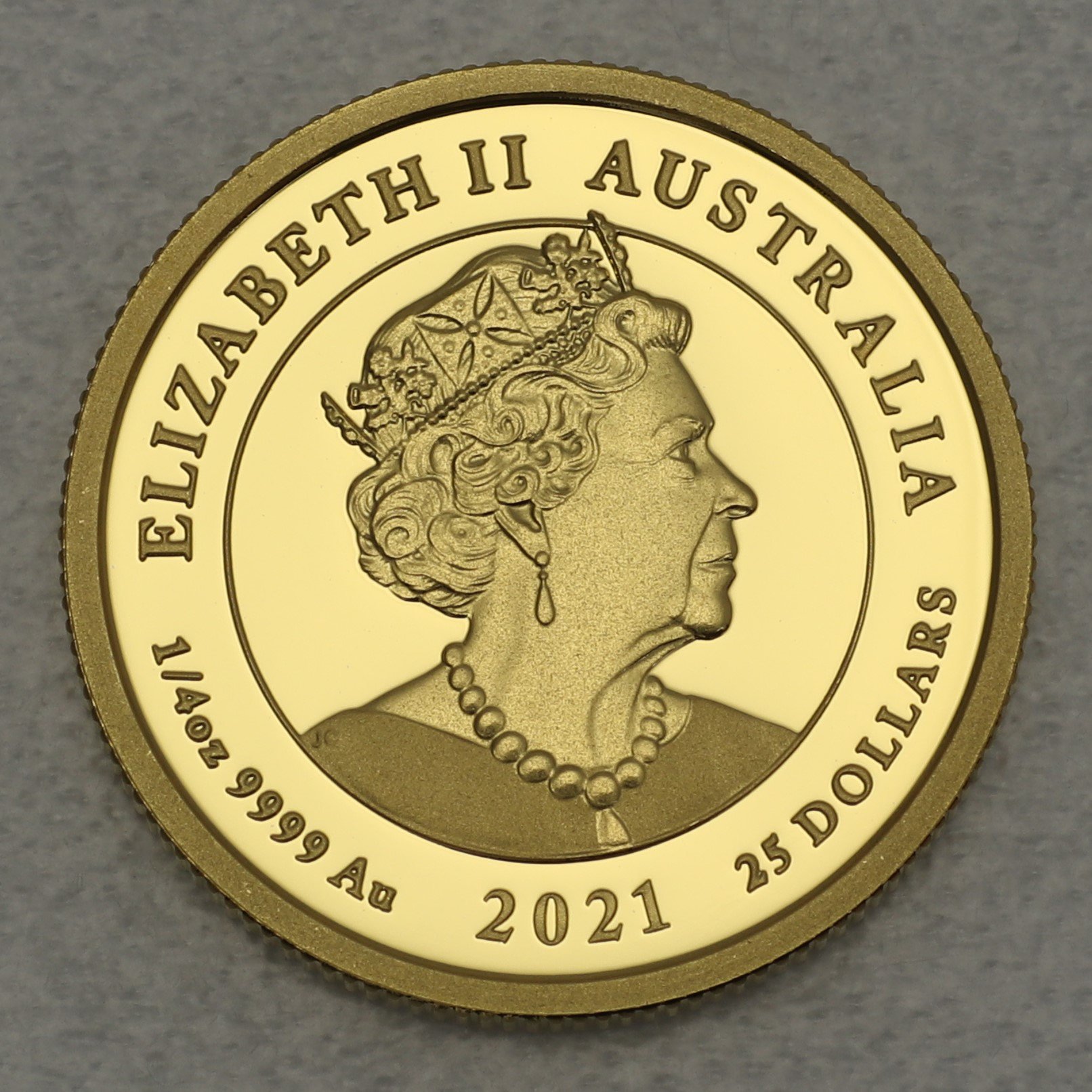 Goldmünze 1/4oz "95th Birthday Queen Elizabeth" Polierte Platte (Australien) - Detailansicht 1