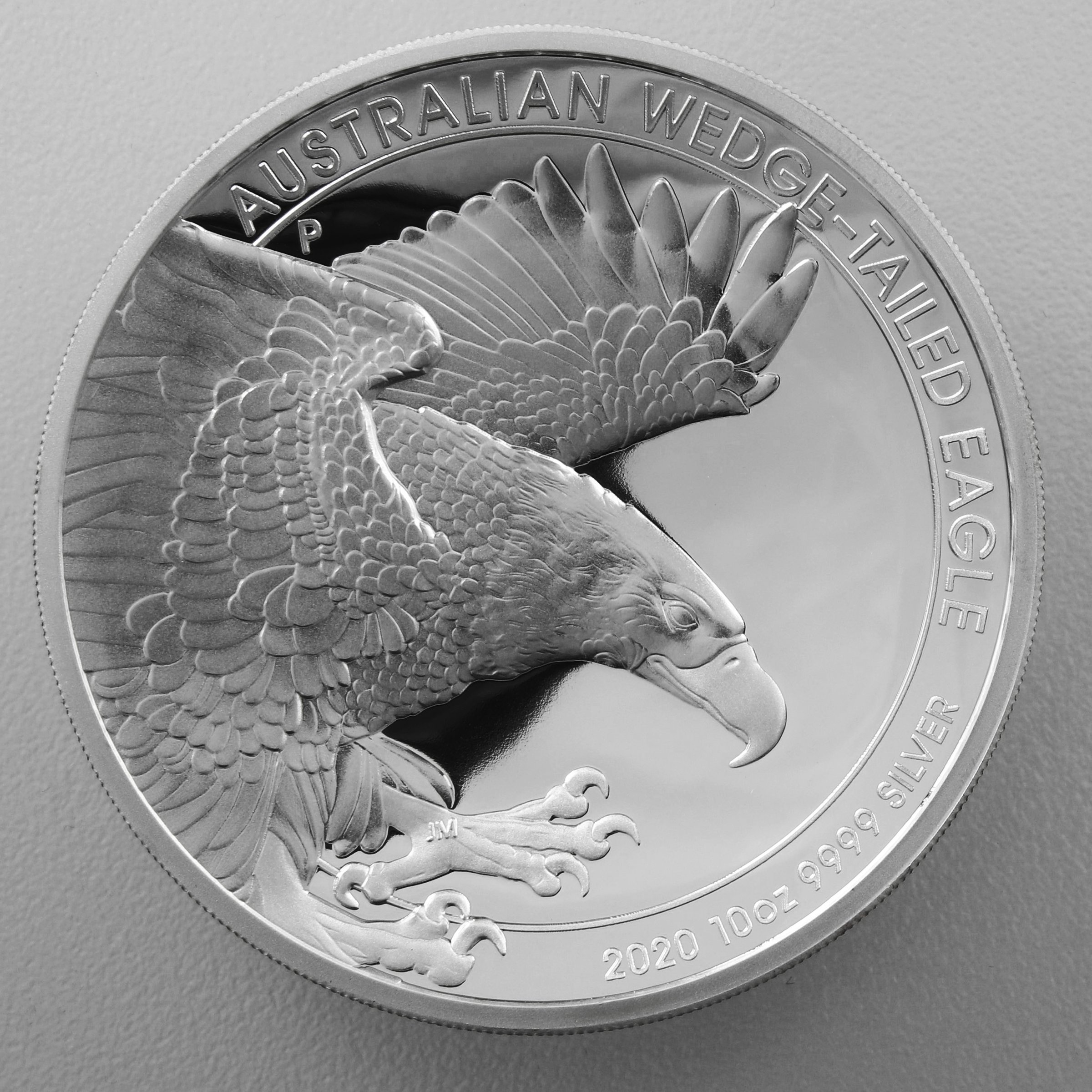 Silbermünze 10oz "Wedge-tailed Eagle" 2020 (PP/HR) (Australien) - Hauptansicht