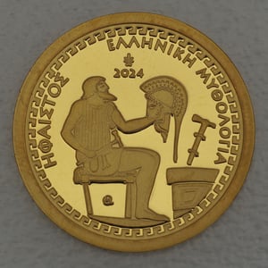 Goldmünze 100 Euro "Hephaistos" 2024 (PP) Götter des Olymp (Griechenland) - Hauptansicht