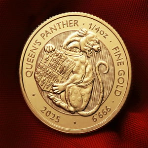 Goldmünze 1/4oz "Queen’s Panther" 2025 Royal Tudor Beasts (Großbritannien) - Miniaturansicht 5