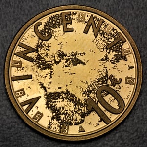 Goldmünze 10 Euro "Vincent van Gogh" 2003 150. Geburtstag (Niederlande) - Miniaturansicht 2