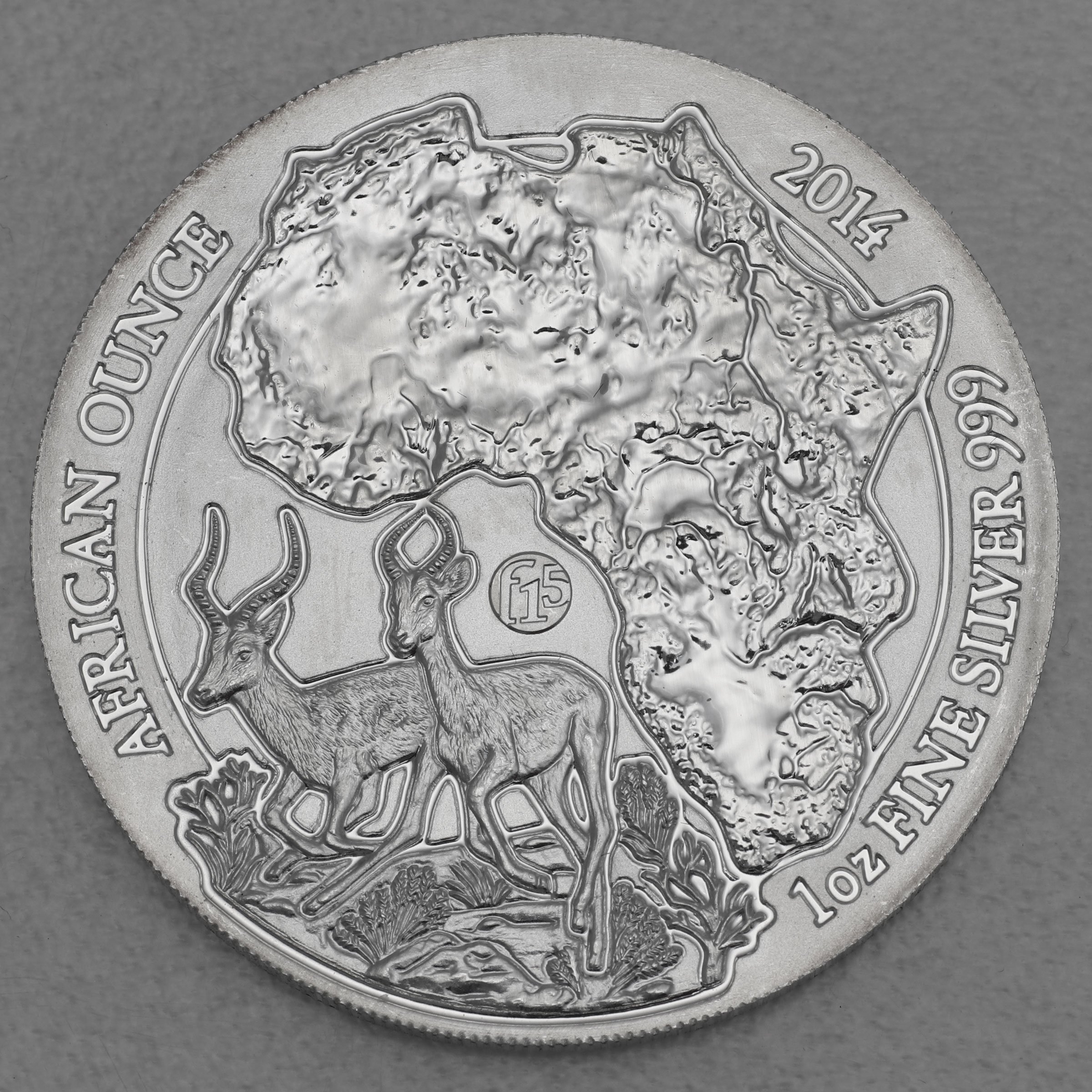 Silbermünze 1oz "Antilope" 2014 African Ounce (Ruanda) - Hauptansicht
