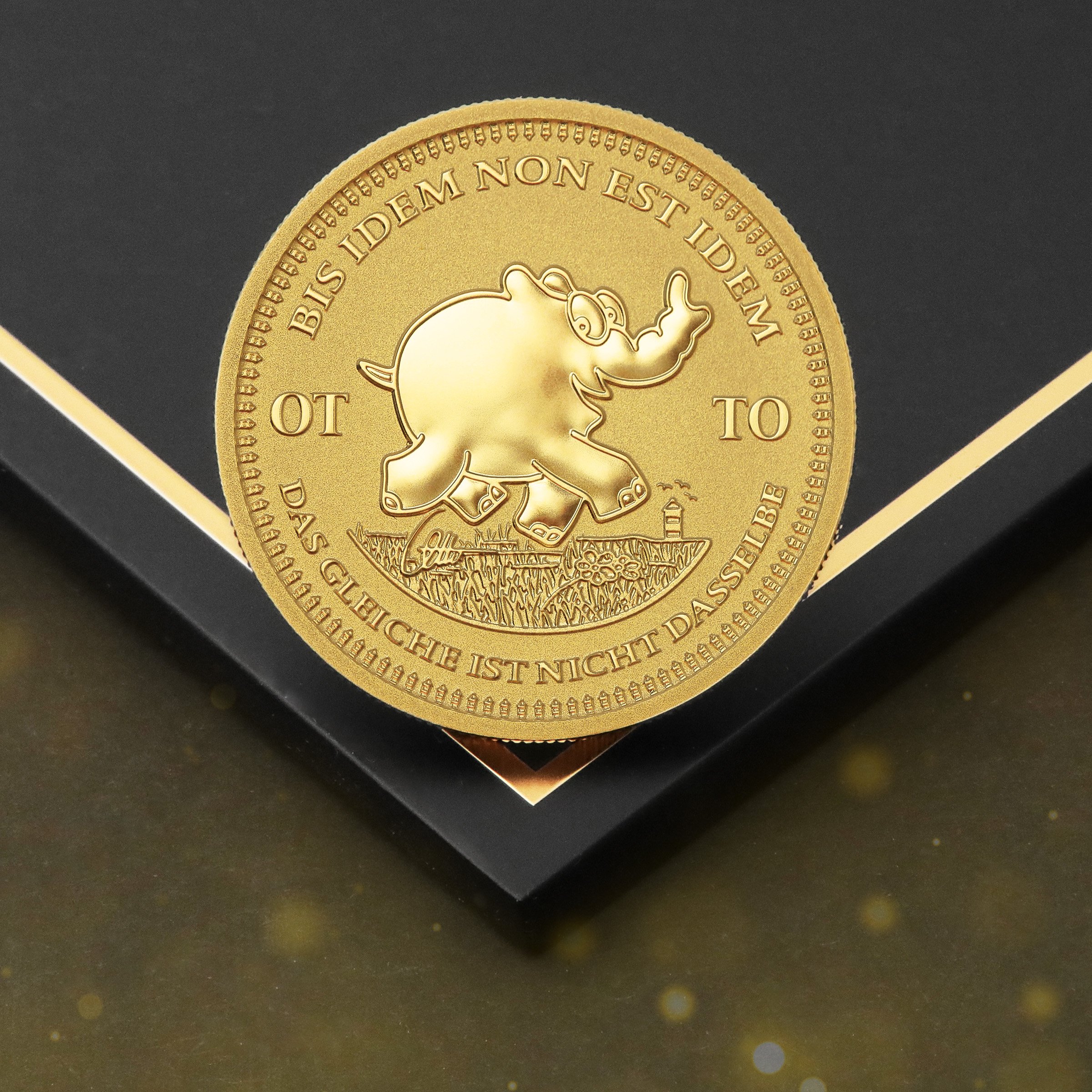 Goldmünze 1oz "Bis Idem Non Est Idem" 2024 Ottifanten – Ottirand (Tuvalu) - Detailansicht 5