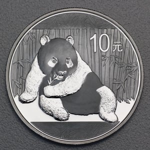 Silbermünze 1oz "Panda" 2015 (China) - Hauptansicht