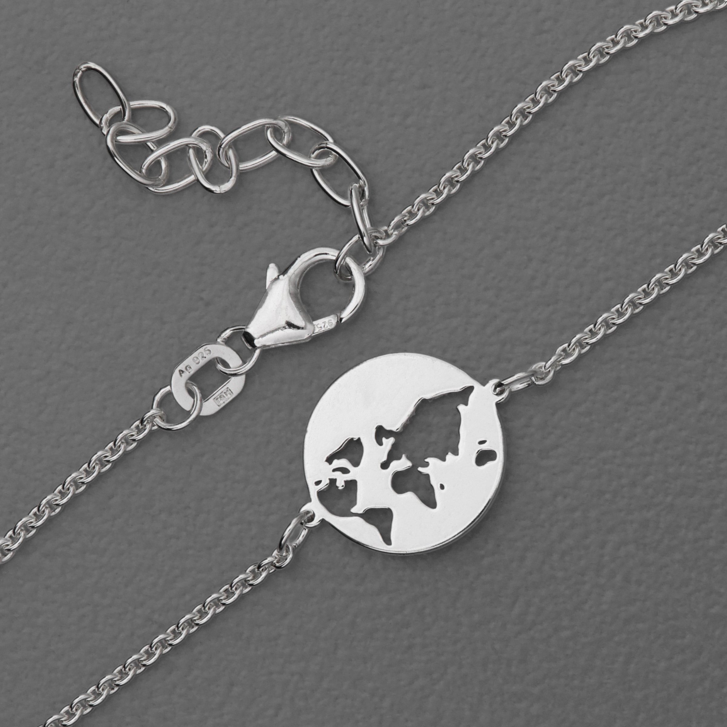 Silber Kinder-Armband 925er "Welt" (Sterling) - Hauptansicht