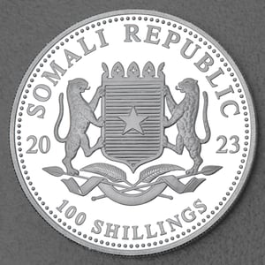 Silbermünze 1oz "Leopard" 2023 African Wildlife diff. (Somalia) - Miniaturansicht 2