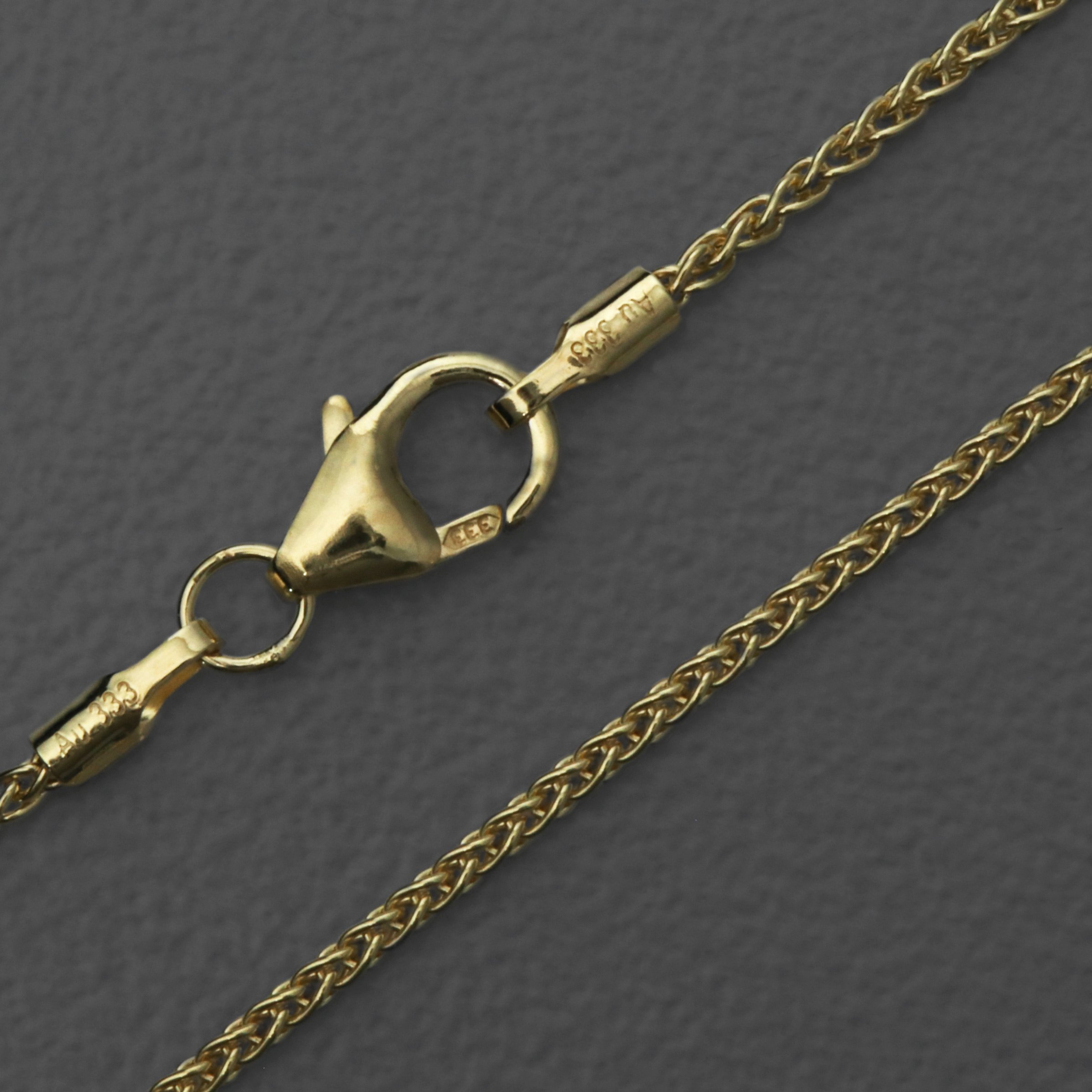 Goldkette 333er/50 cm "Zopf-Form" (8 kt GG) - Hauptansicht
