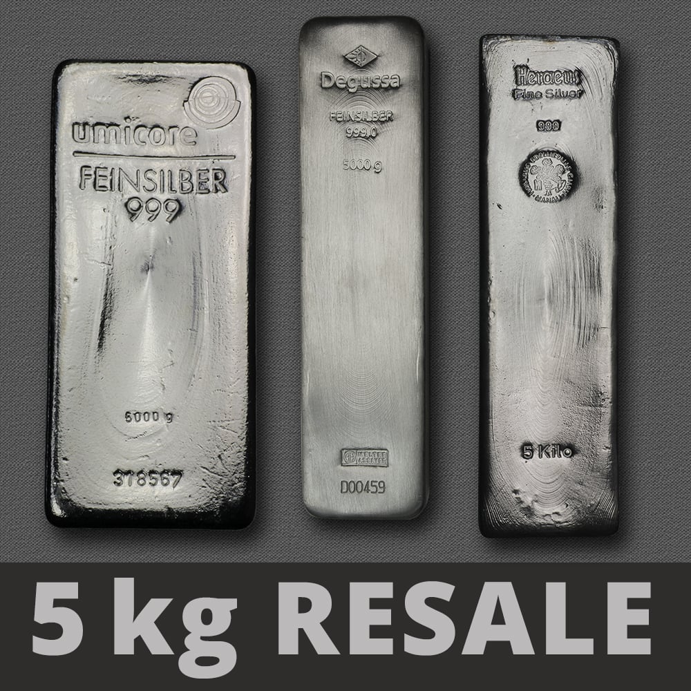 Silberbarren 5kg (Resale) - Hauptansicht