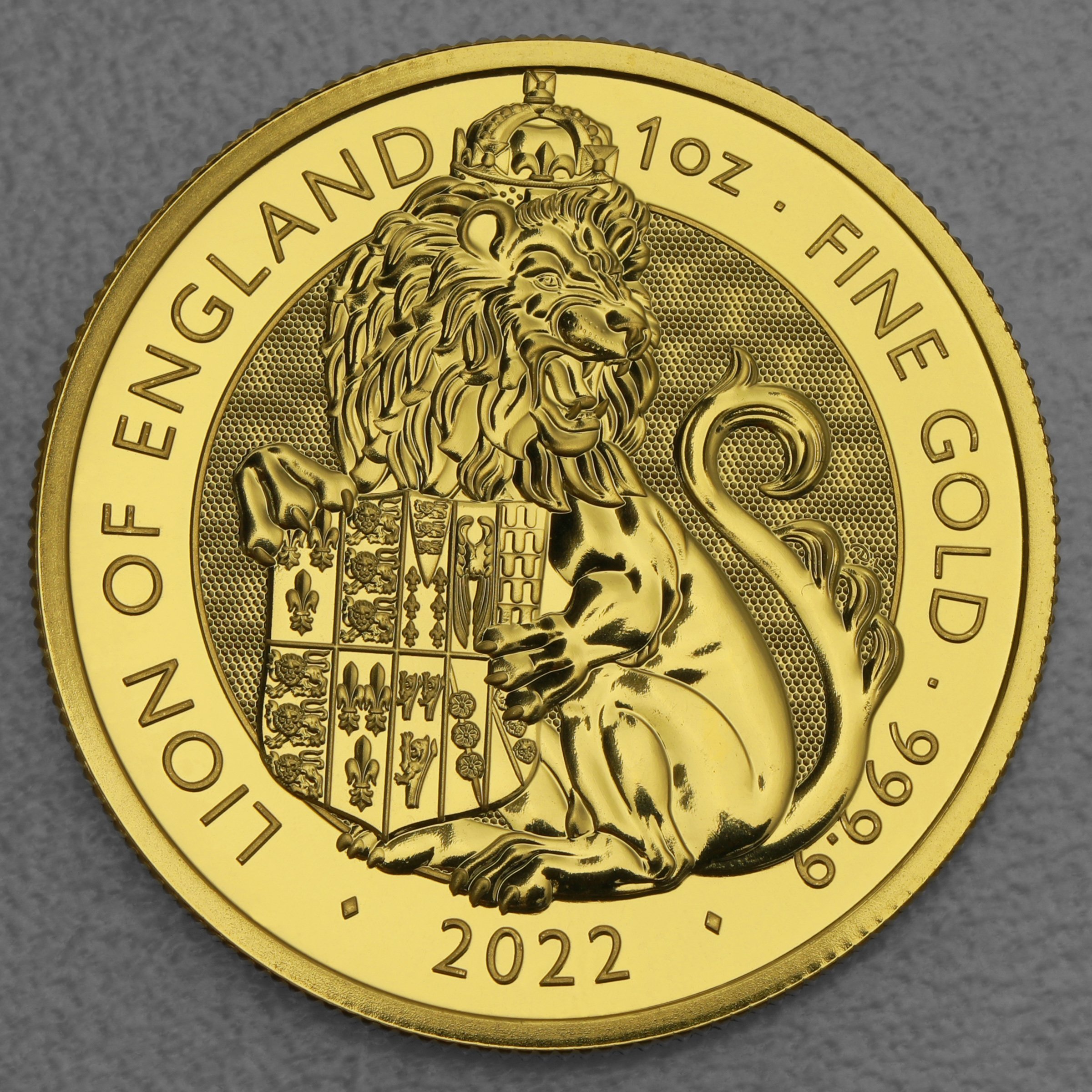 Goldmünze 1oz "Lion of England" 2022 Royal Tudor Beasts (Großbritannien) - Hauptansicht