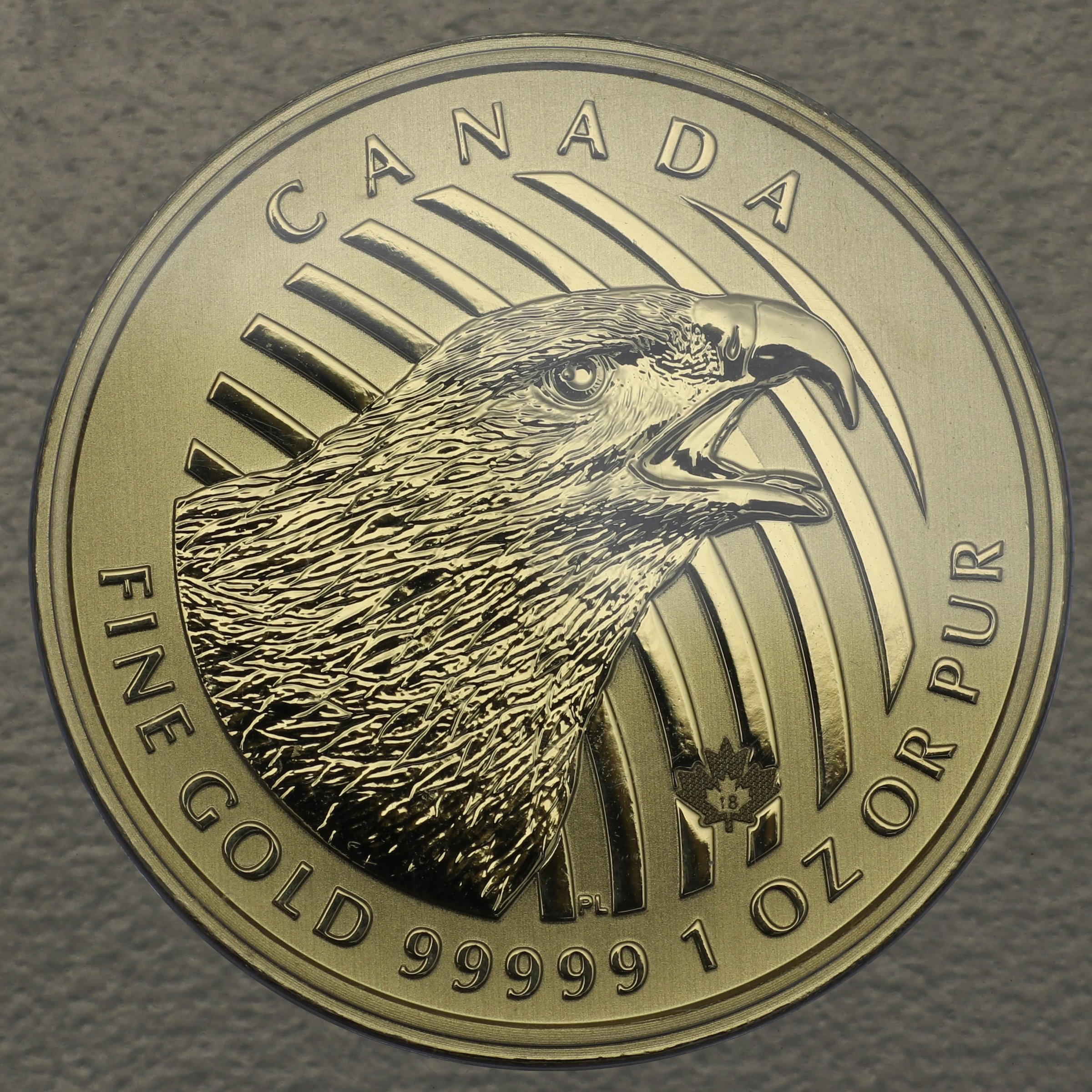 Goldmünze 1oz "Golden Eagle" 2018 Call of the wild (Kanada) - Hauptansicht