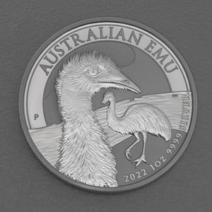 Silbermünze 1oz "Emu" 2022 (Australien) - Hauptansicht