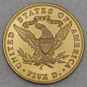 Goldmünze 5 Dollar "San Francisco Old Mint" 2006 (PP) (USA) - Miniaturansicht 2