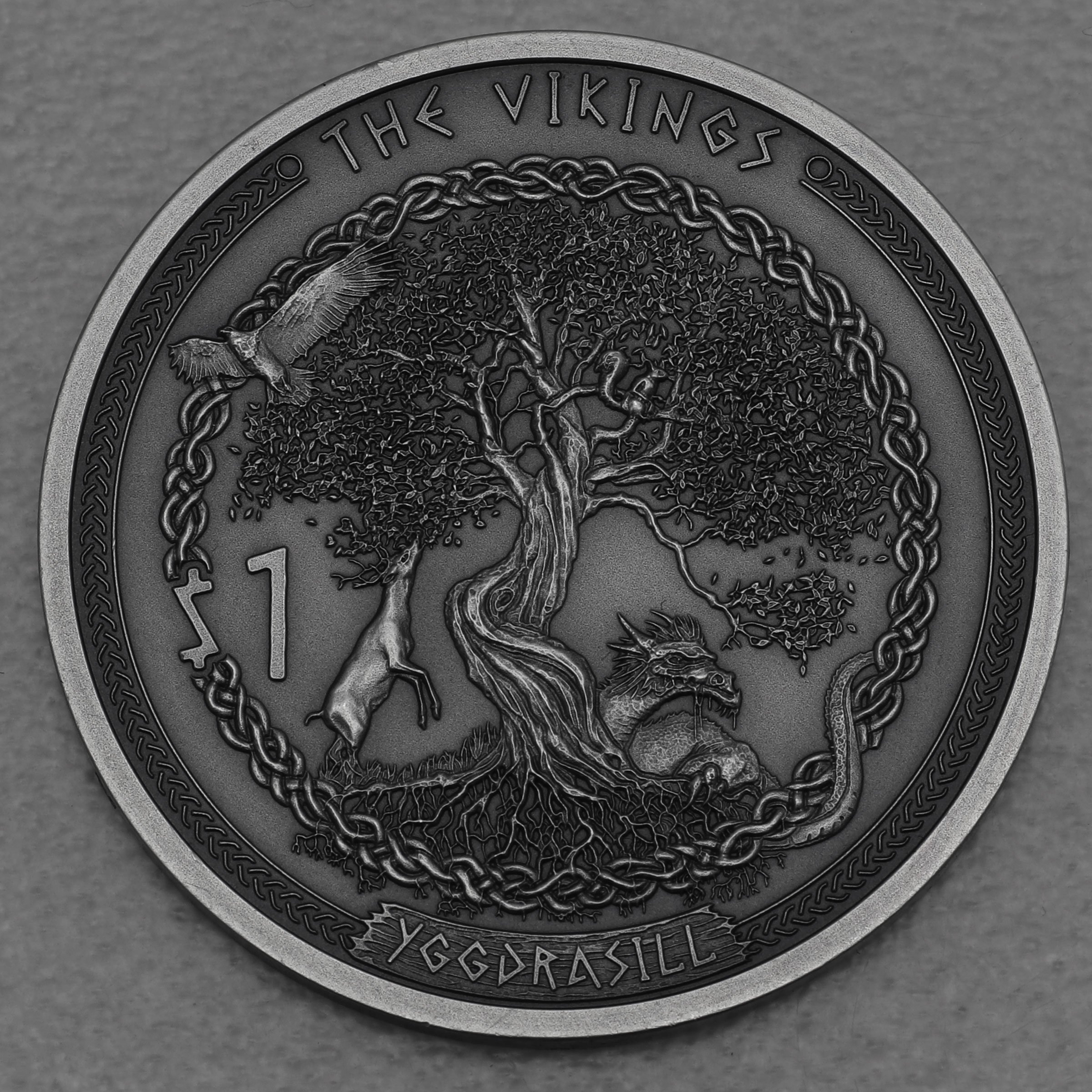 Silbermünze 1/2oz "Yggdrasill" 2022 (AF) Vikings (Samoa) - Hauptansicht