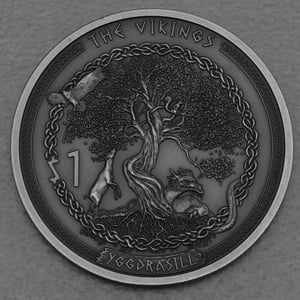 Silbermünze 1/2oz "Yggdrasill" 2022 (AF) Vikings (Samoa) - Hauptansicht