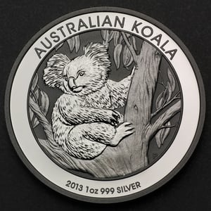 Silbermünze 1oz "Koala" 2013 (Australien) - Miniaturansicht 1