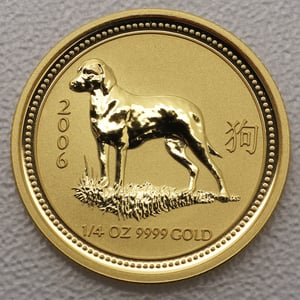 Goldmünze 1/4oz "Hund" 2006 Lunar I – Year of the Dog (Australien) - Hauptansicht