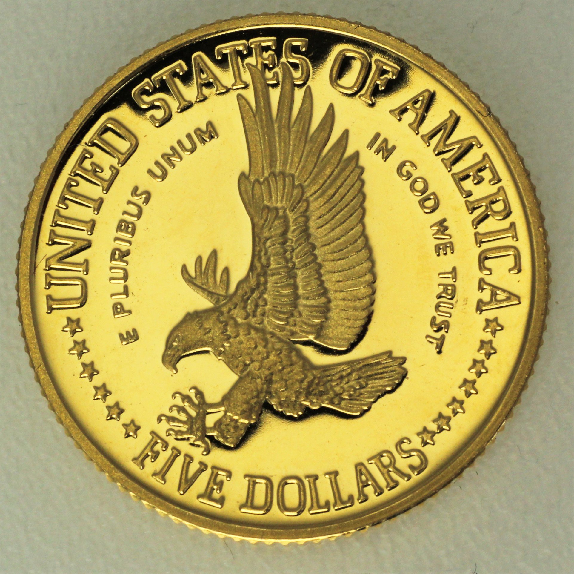 Goldmünze 5 Dollar "Freiheitsstatue" 1986 (PP) (USA) - Detailansicht 1