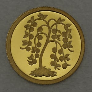 Goldmünze 1/25oz "Der Goldene Apfelbaum" 2007 (Lettland) - Hauptansicht