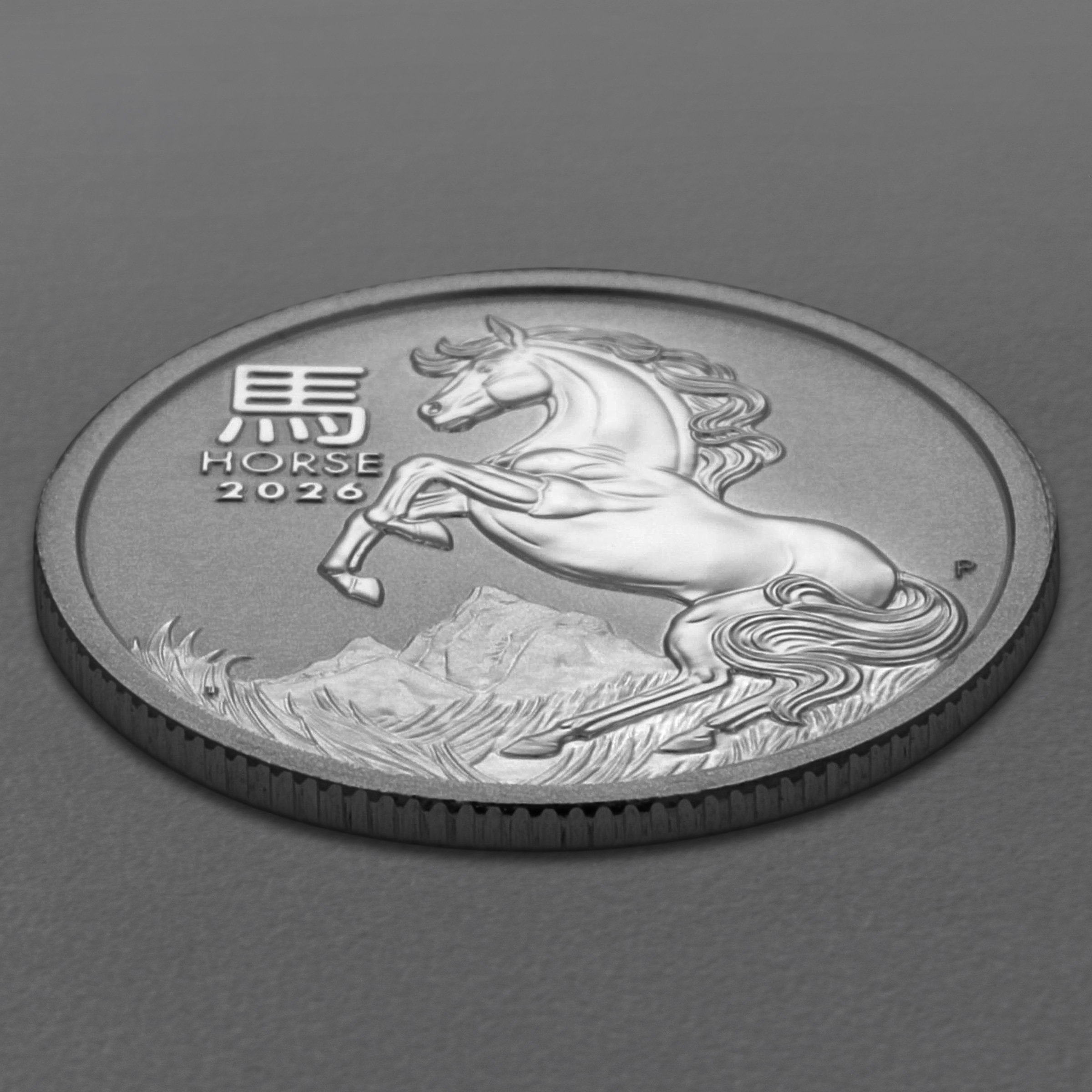 Platinmünze 1/10oz "Pferd" 2026 Lunar III – Year of the Horse (Australien) - Detailansicht 2