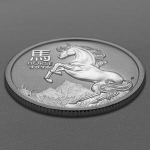 Platinmünze 1/10oz "Pferd" 2026 Lunar III – Year of the Horse (Australien) - Miniaturansicht 3