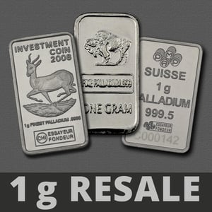 Palladiumbarren 1g "Resale" - Miniaturansicht 1
