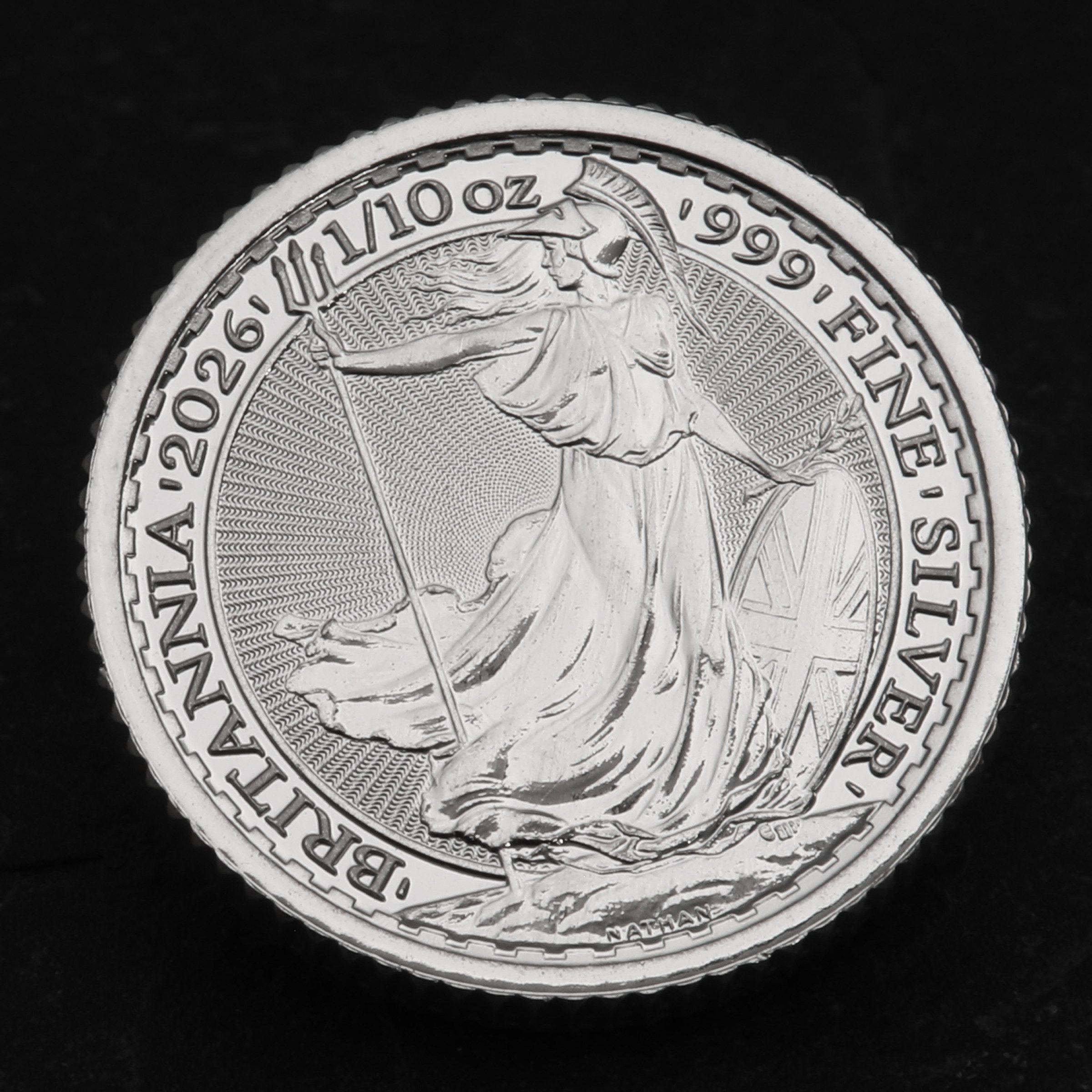 Silbermünze 1/10oz "Britannia" aktueller Jahrgang (Großbritannien) - Detailansicht 4