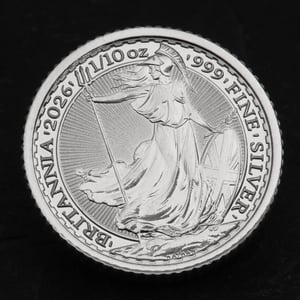 Silbermünze 1/10oz "Britannia" aktueller Jahrgang (Großbritannien) - Miniaturansicht 5