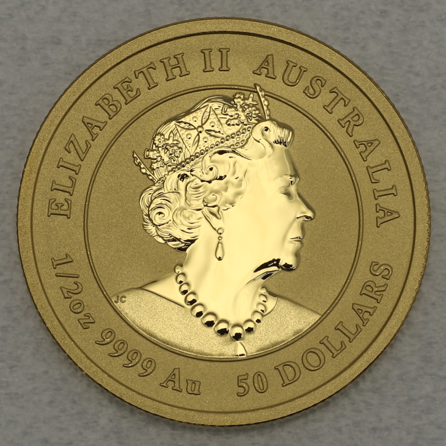 Goldmünze 1/2oz "Tiger" 2022 Lunar III – Year of the Tiger (Australien) - Detailansicht 1