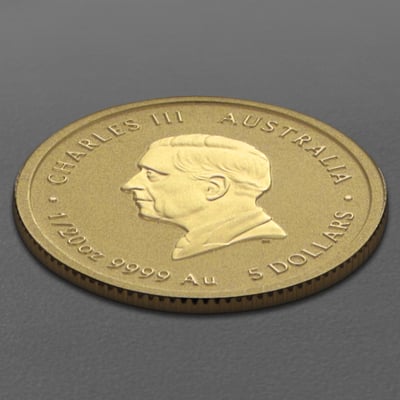 Goldmünze 1/20oz "Ziege" 2027 Lunar III – Year of the Goat (Australien) - Miniaturansicht 4