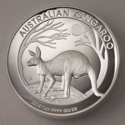 Silbermünze 1oz "Känguru" 2019 (PP/HR) (Australien) - Miniaturansicht 1