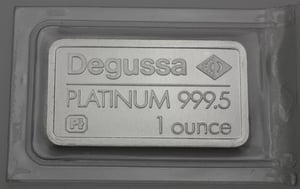 Platinbarren 1oz DEGUSSA (Pt) - Miniaturansicht 3