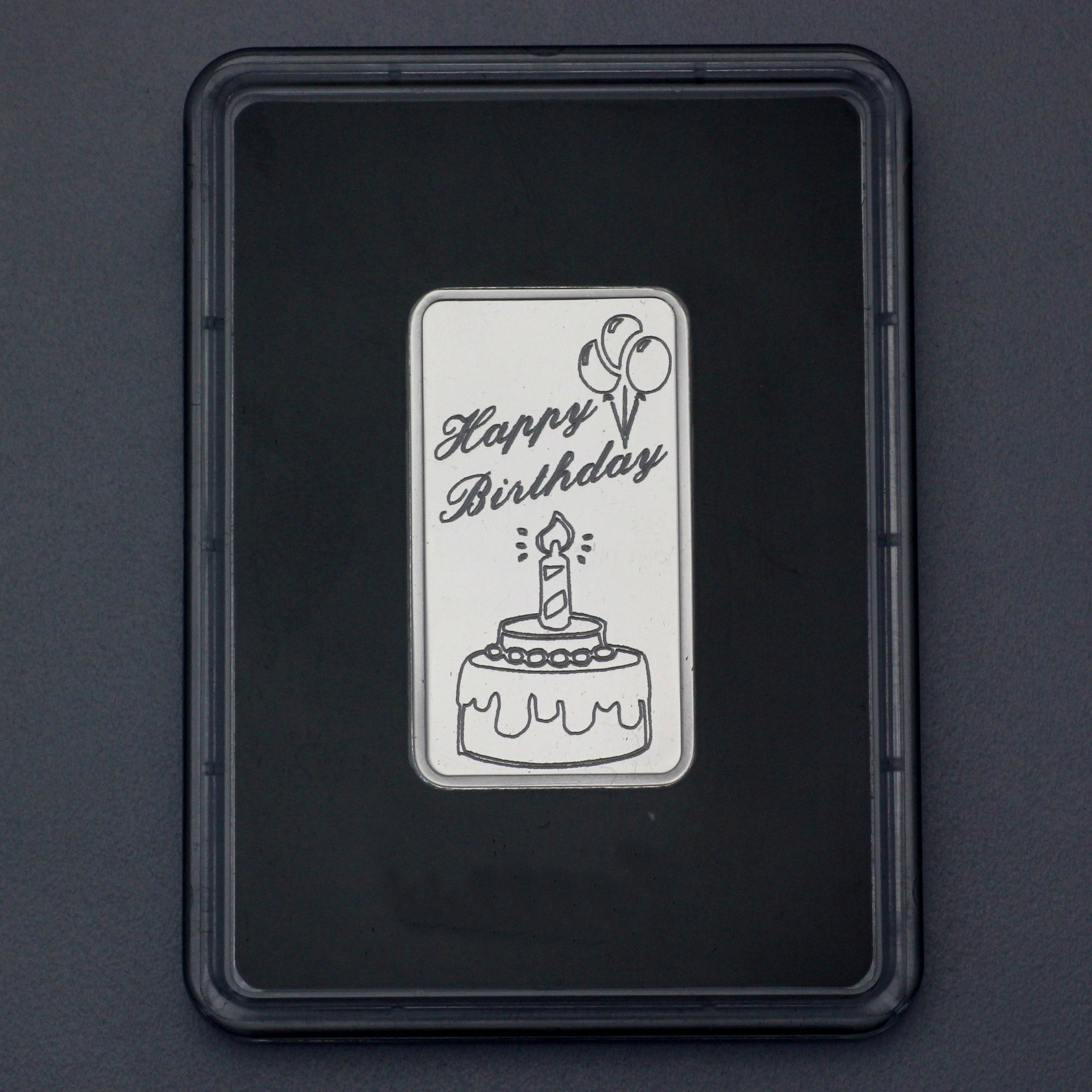 Silberbarren 1oz "Happy Birthday - Torte" ESG - Detailansicht 3