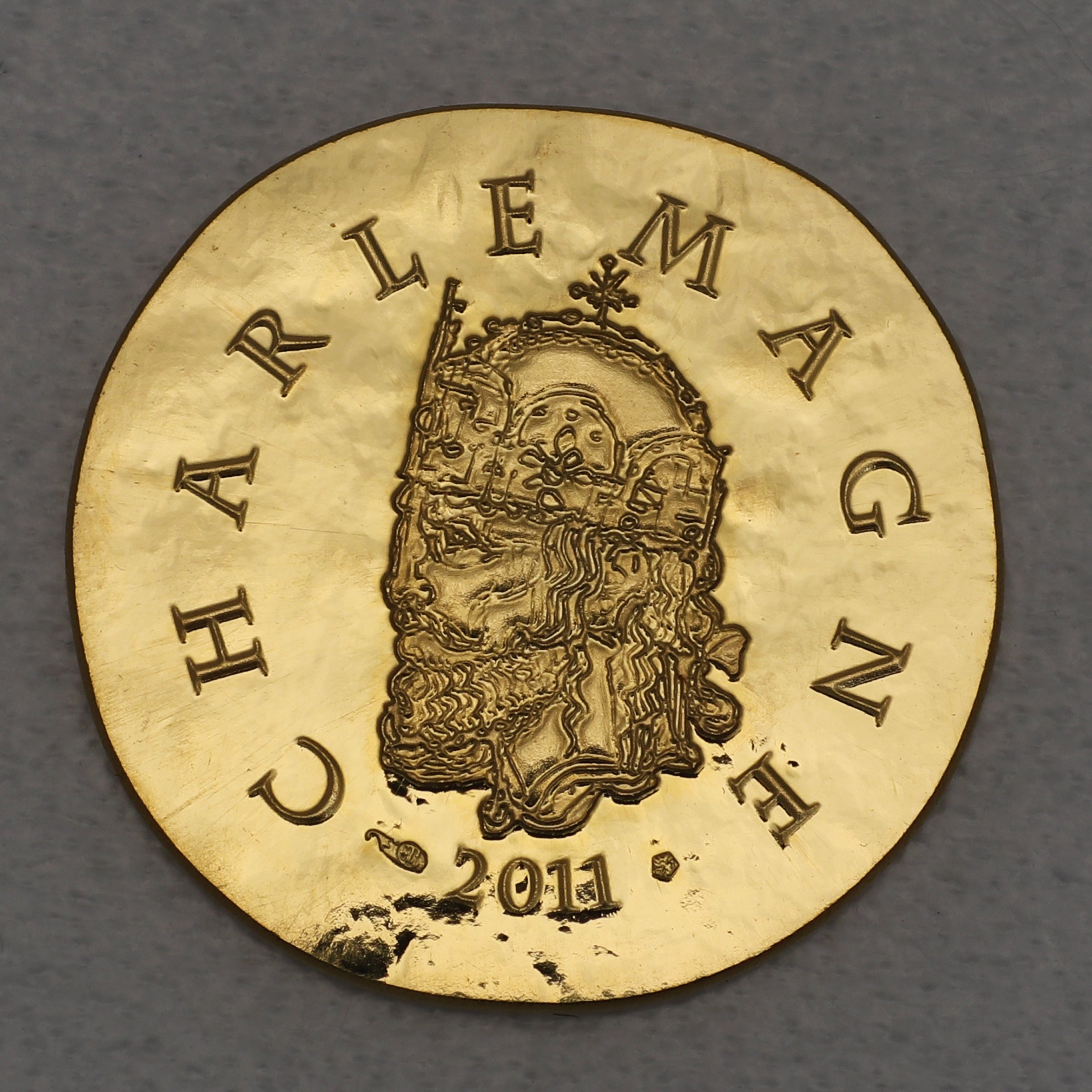 Goldmünze 50 Euro "Charlemagne" 2011 (Frankreich) - Hauptansicht