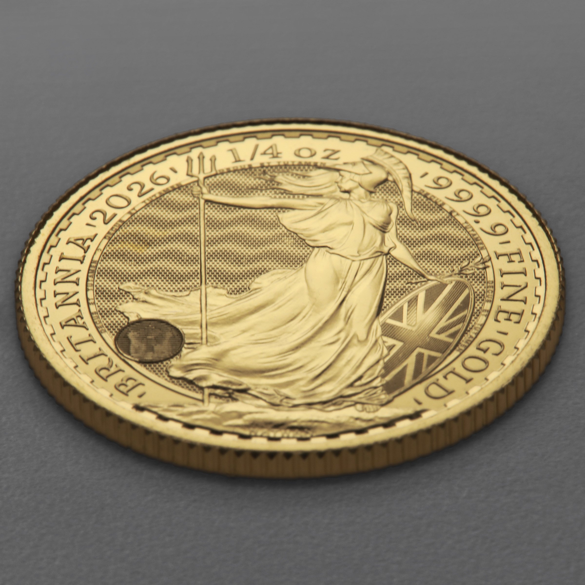 Goldmünze 1/4oz "Britannia" aktueller Jahrgang (Großbritannien) - Detailansicht 2