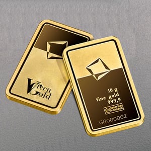 Goldbarren 10g "Green Gold" VALCAMBI (999,9 Au) - Miniaturansicht 4