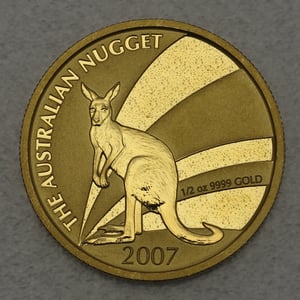 Goldmünze 1/2oz "Känguru" 2007 Australian Nugget (Australien) - Hauptansicht