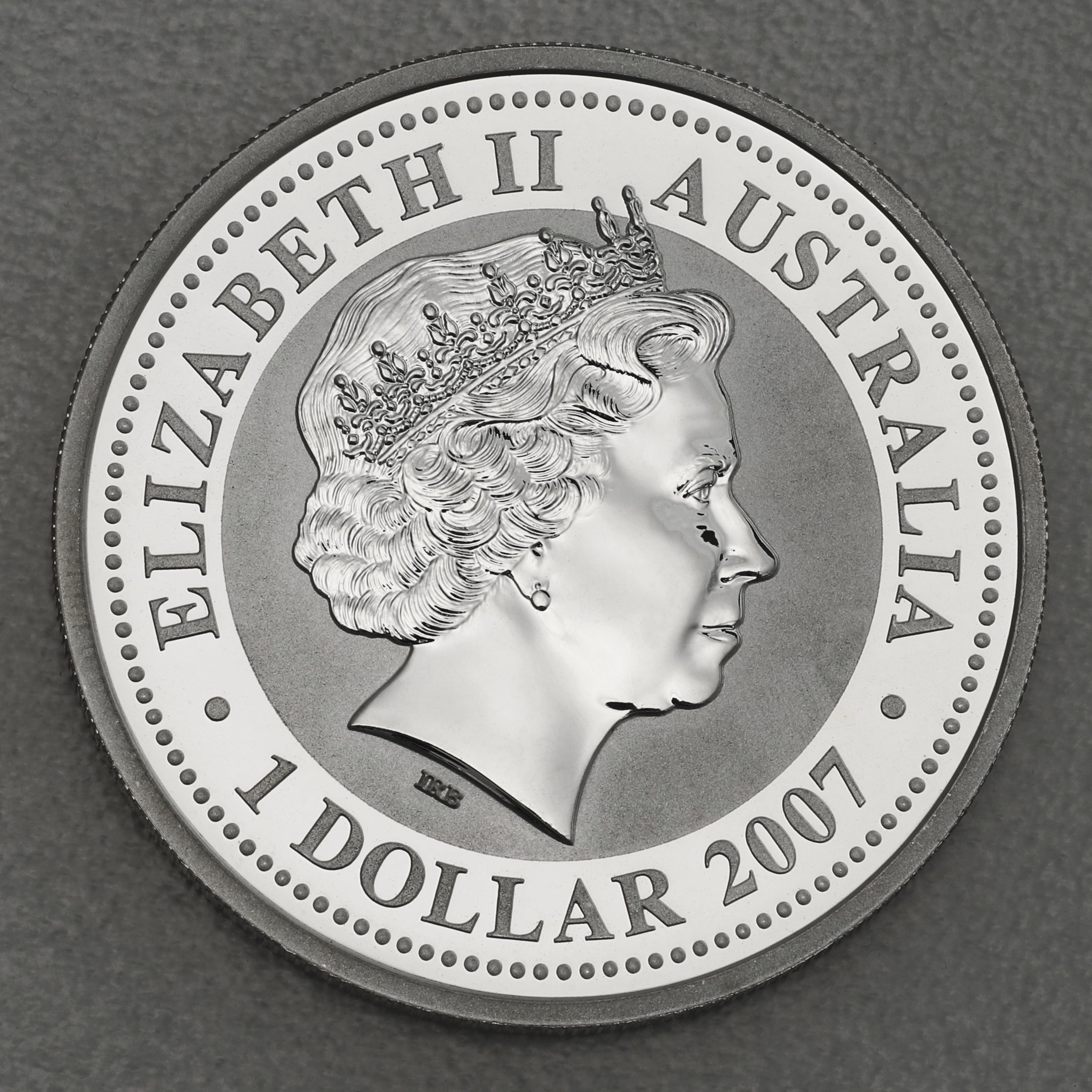 Silbermünze 1oz "Tiger" 2010 Lunar I – Year of the Tiger 19% (Australien) - Detailansicht 1