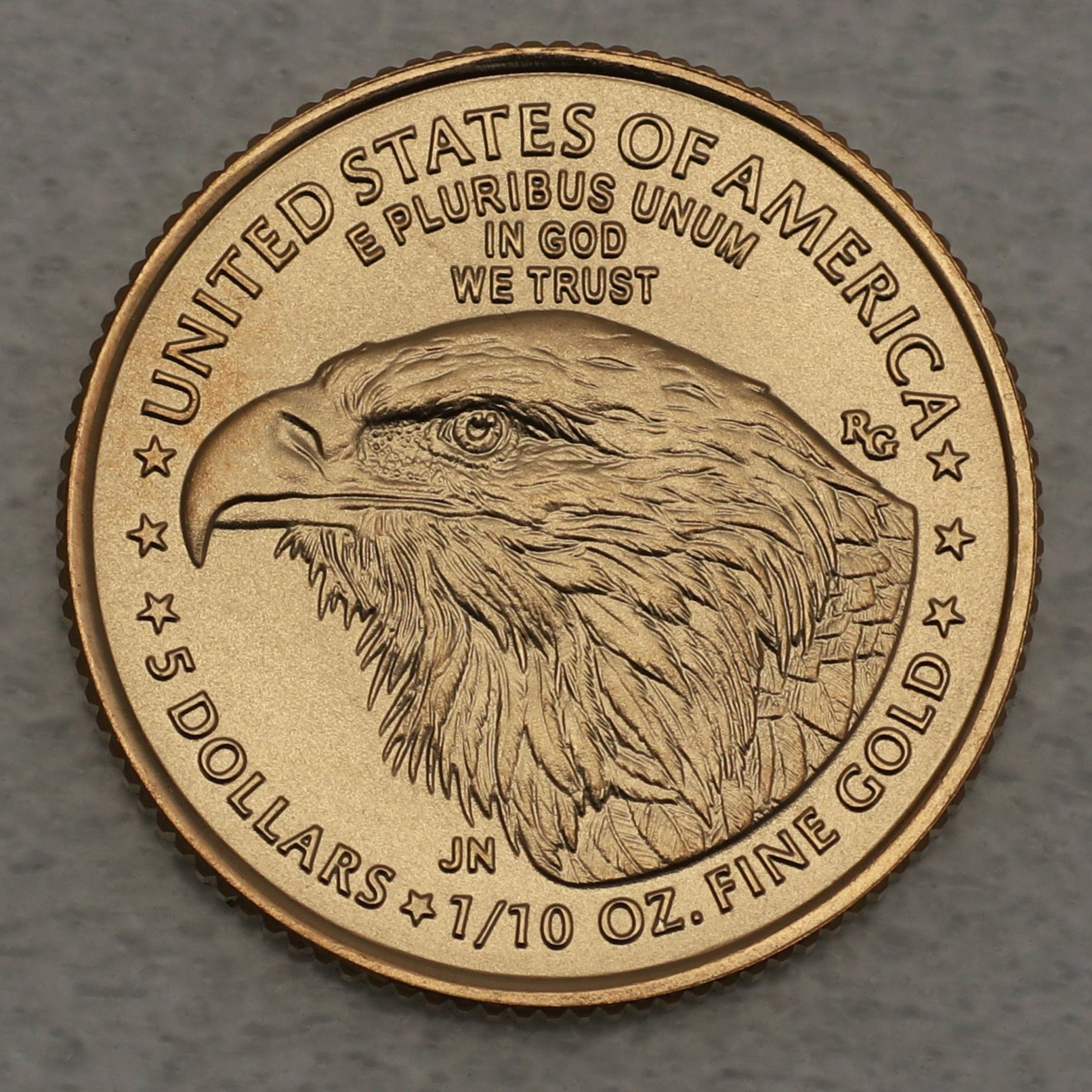 Goldmünze 1/10oz "American Eagle" 2022 (USA) - Hauptansicht