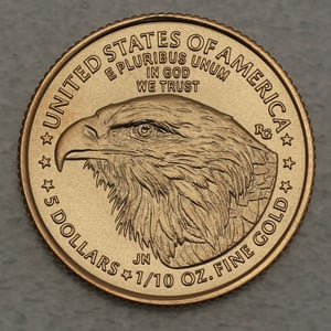 Goldmünze 1/10oz "American Eagle" 2022 (USA) - Hauptansicht