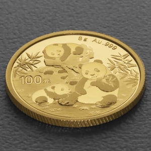 Goldmünze 8g "Panda" 2025 (China) - Miniaturansicht 3