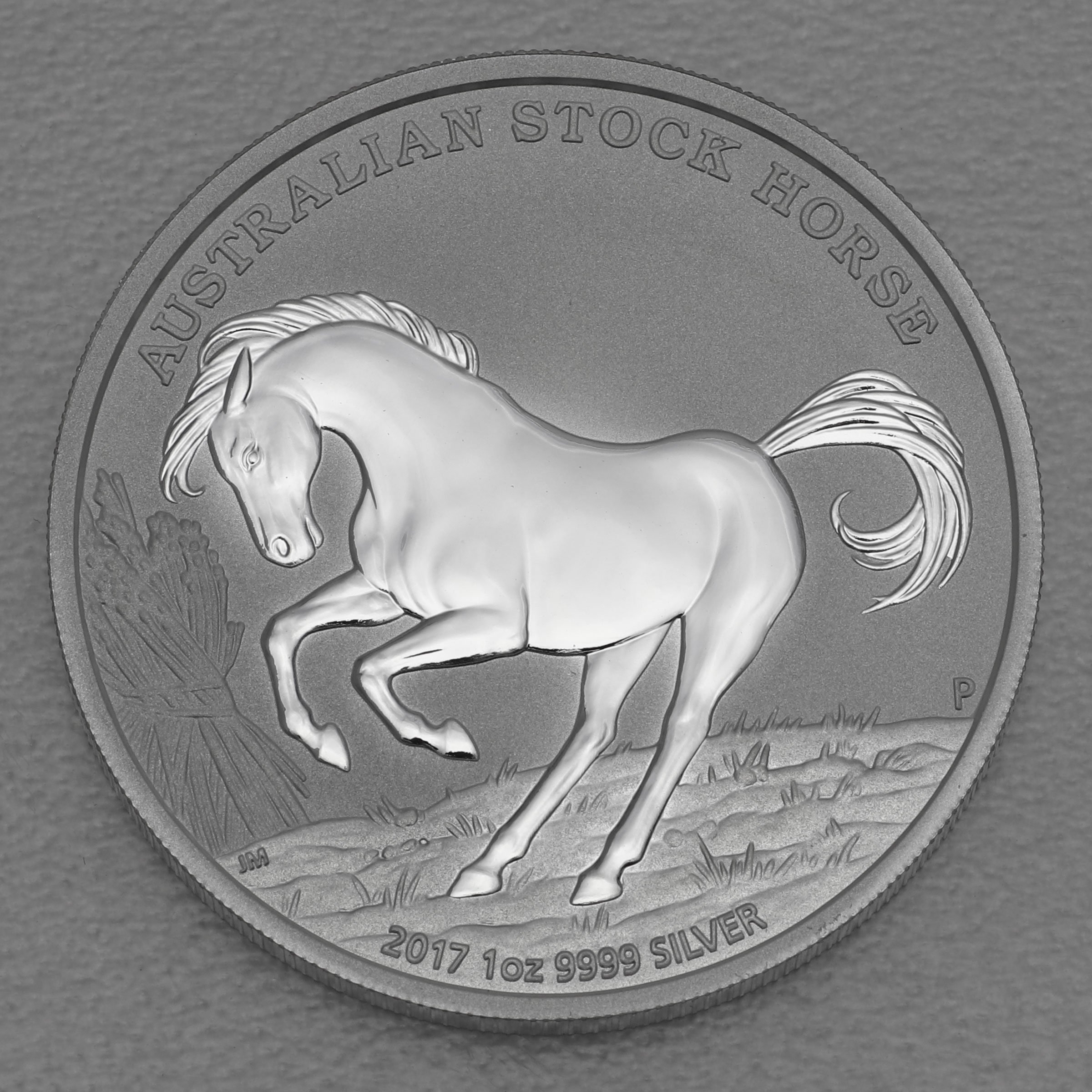 Silbermünze 1oz "Australian Stock Horse" 2017 Stock Horse (Australien) - Hauptansicht