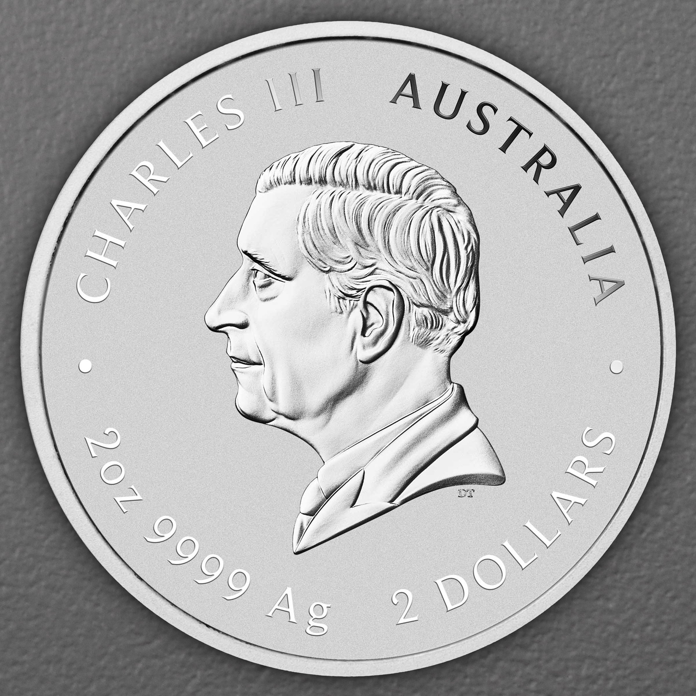 Silbermünze 2oz "Pferd" 2026 (koloriert) Lunar III – Year of the Horse (Australien) - Detailansicht 1