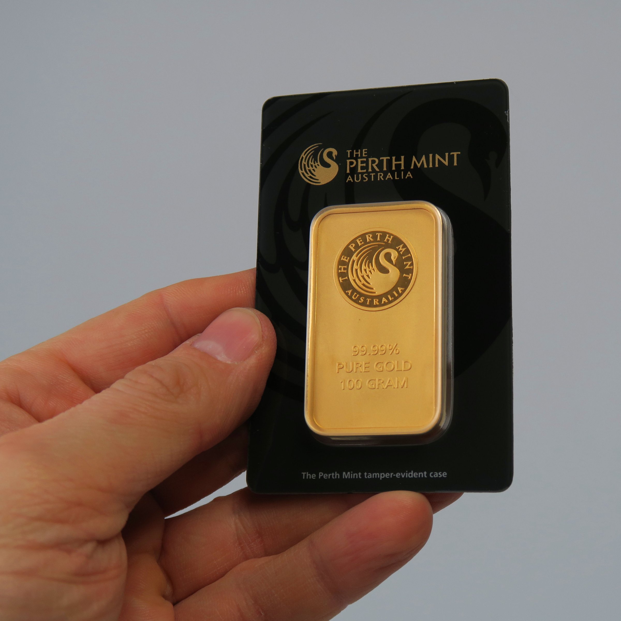 Goldbarren 100g THE PERTH MINT "Känguru" - Detailansicht 2