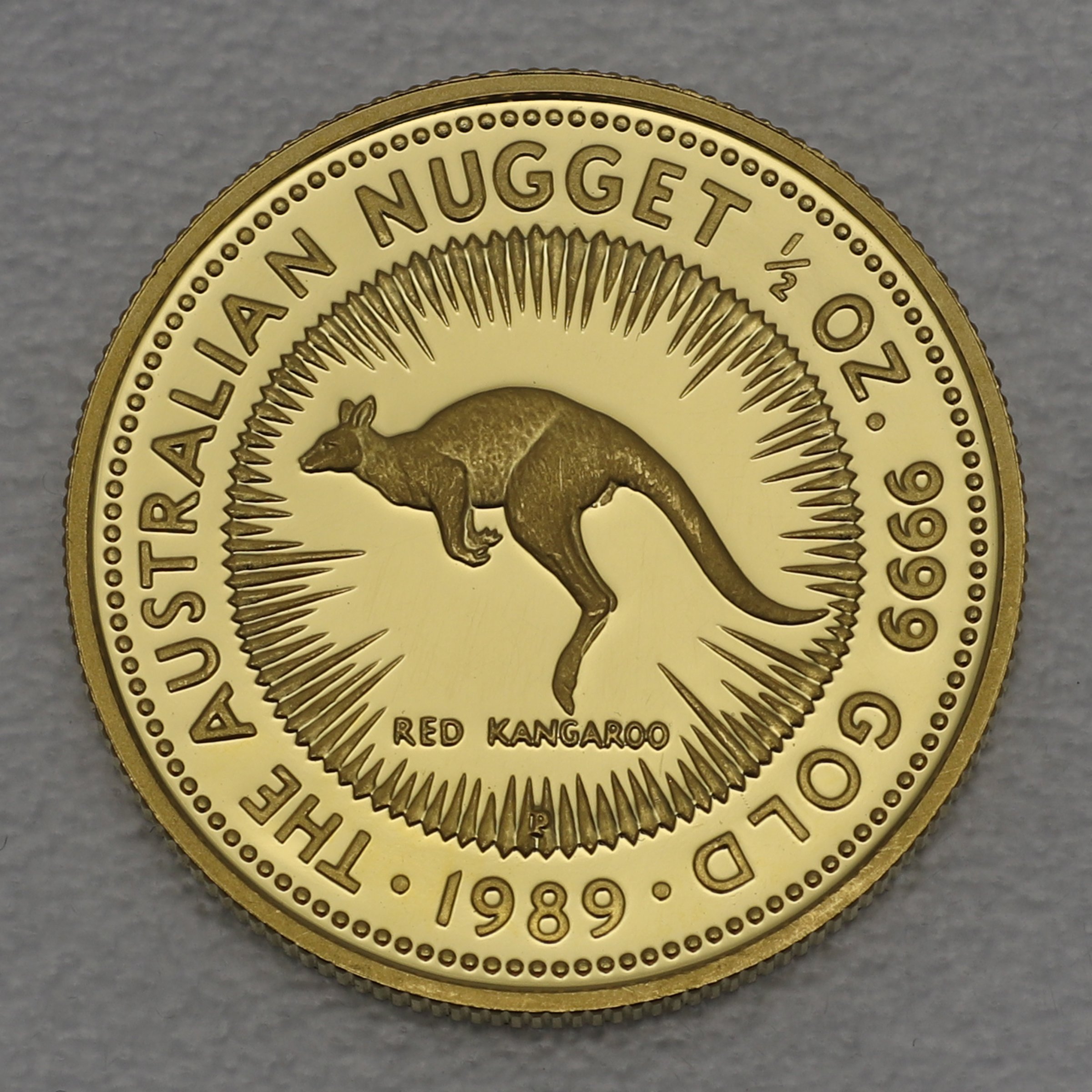 Goldmünze 1/2oz "Känguru" 1989 (PP) Australian Nugget (Australien) - Hauptansicht