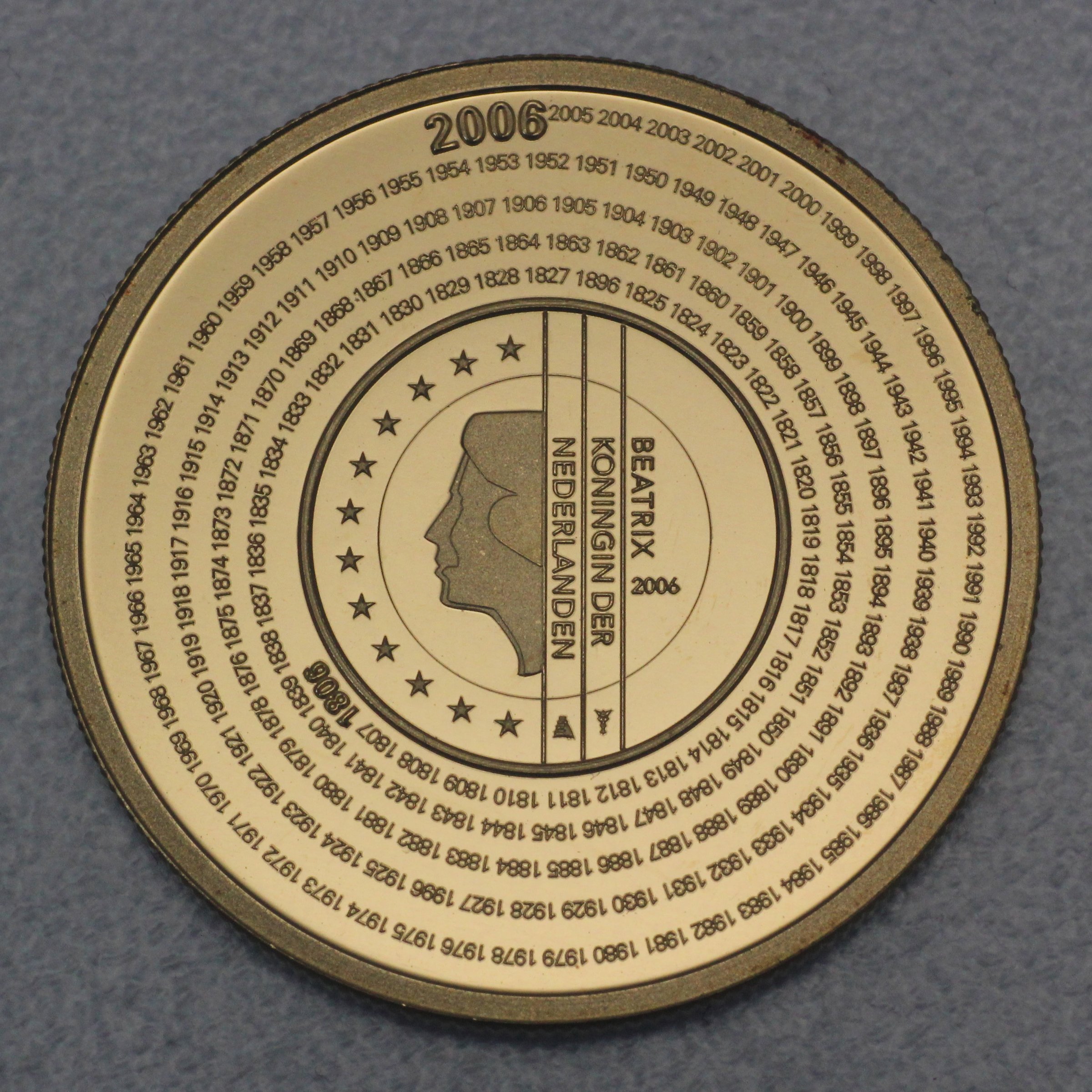 Goldmünze 10 Euro "Belasting" 2006 (Niederlande) - Detailansicht 1
