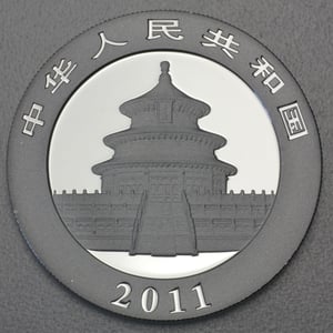 Silbermünze 1oz "Panda" 2011 (China) - Miniaturansicht 2