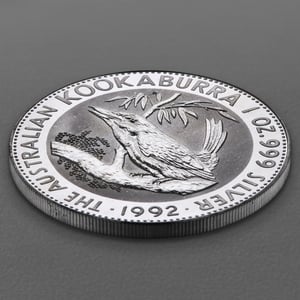 Silbermünze 1oz "Kookaburra" 1992 (Australien) - Miniaturansicht 3