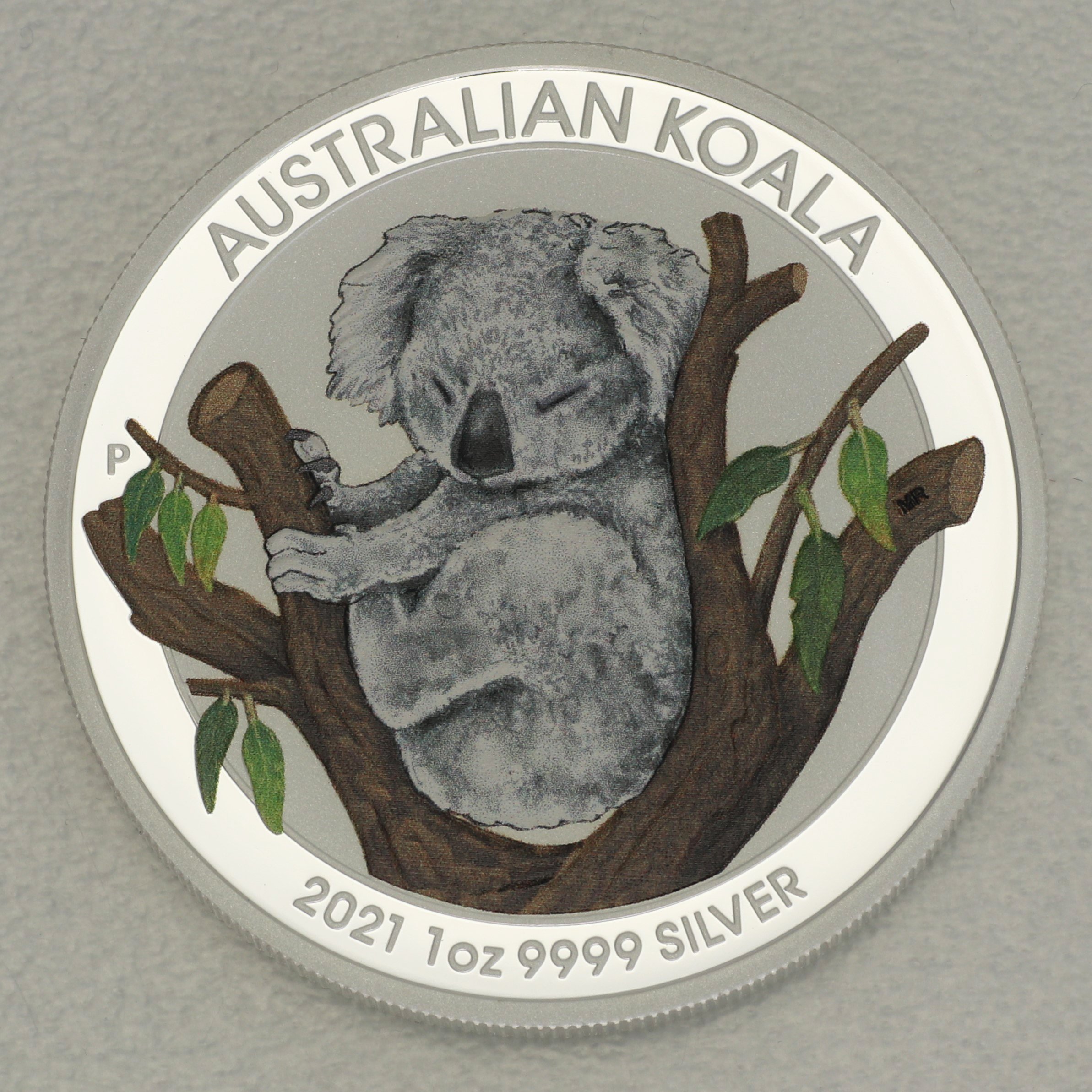 Silbermünze 1oz "Koala" 2021 (koloriert) Brisbane Money Expo Anda Special (Australien) - Hauptansicht