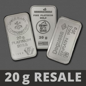 Platinbarren 20g (Resale) - Miniaturansicht 1